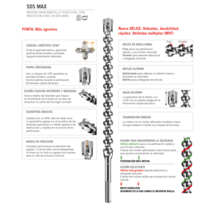 Broca SDS-Max SuperLarga.