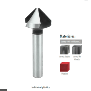 Avellanador HSS 90º 6.3mm.