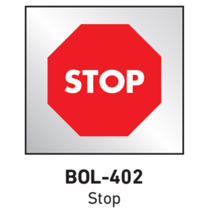 señal stop