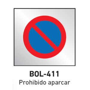 señal prohibido aparcar