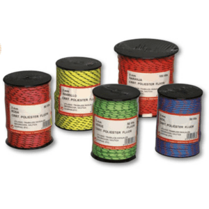 Cordón Poliéster Fluor Rojo 3mm