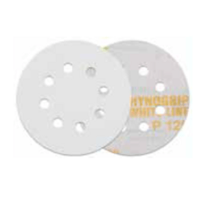 Disco Grip Rhynogrip White Line 125mm. 8 Agujeros.