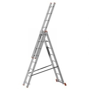 Escalera Transformable Triple OR307 7+7+7 Peldaños.
