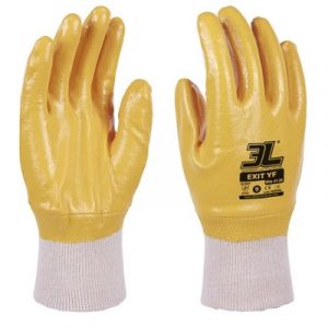 Guantes Exit YF Nitrilo Nudillos Talla 8.