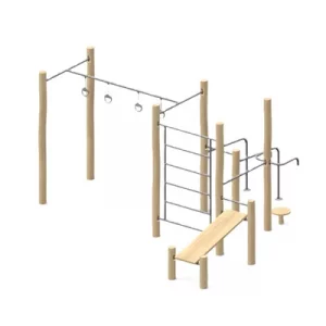 STREET WORKOUT DE MADERA DE ROBINIA 1