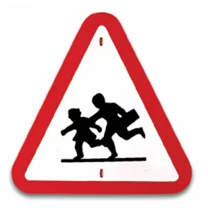señales trafico - peligro niños
