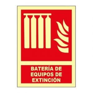 Señal Clase B Bateria Equipos Extinción A4