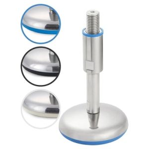 Pies Alimentarios Inoxidables IXA Ø125mm Azul / Negro / Blanco