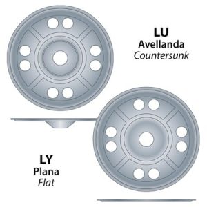 Arandela de acero para panel aislante - Ø6,5X70X0,7 - LY0106