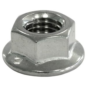 Tuerca con valona estriada DIN 6923 Inoxidable A2