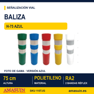 Baliza H-75 Azul Estándar.