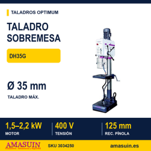Taladro Sobremesa Optimum DH35G.