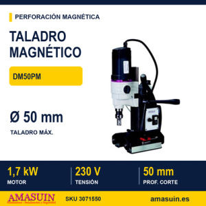 Taladro Magnético Optimum DM50PM.