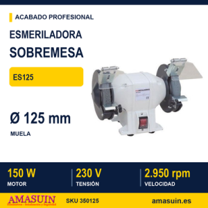 Esmeriladora MW ES125.