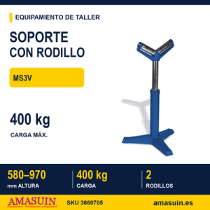 Soporte con Rodillo MS3V.