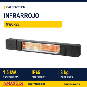 Calefactor Infrarrojos Metalworks MWCR25.
