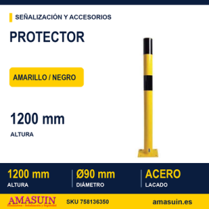 Protector 90x1200mm Amarillo Negro