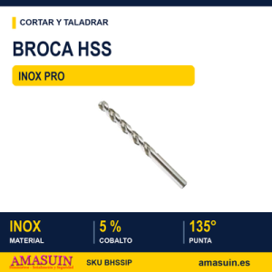 Broca HSS Inox Pro.