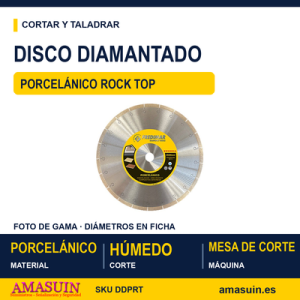 Disco Diamantado Porcelánico Rock Top.