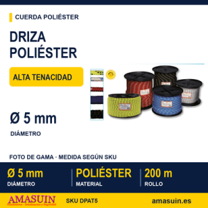 Driza Poliéster AT 5mm.