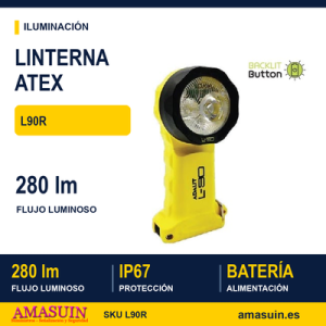 Linterna ATEX Adalit L-90R a Batería