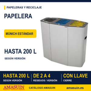 Papelera Múnich Estándar